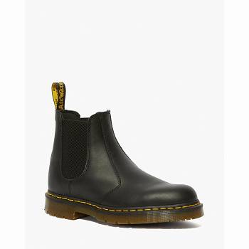 Dr Martens Férfi 2976 Slip Resistant Bőr Chelsea Csizma Fekete